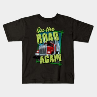 On the road again Kids T-Shirt